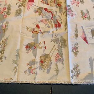 American Folk & Fabric Antique Collection / French Fox- Vintage quilting fabric